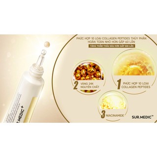 Kem Mắt Sur.Medic+ Perfection 100tm All In One Facial Eye Cream Dưỡng Sáng, Mờ Thâm, Nếp nhăn 35ml