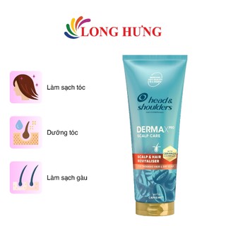 Dầu gội và xả Head Shoulders DermaXpro Scalp Care + Hair Revitaliser (220ml)