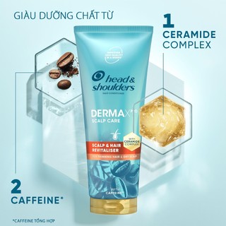 Dầu gội và xả Head Shoulders DermaXpro Scalp Care + Hair Revitaliser (220ml)