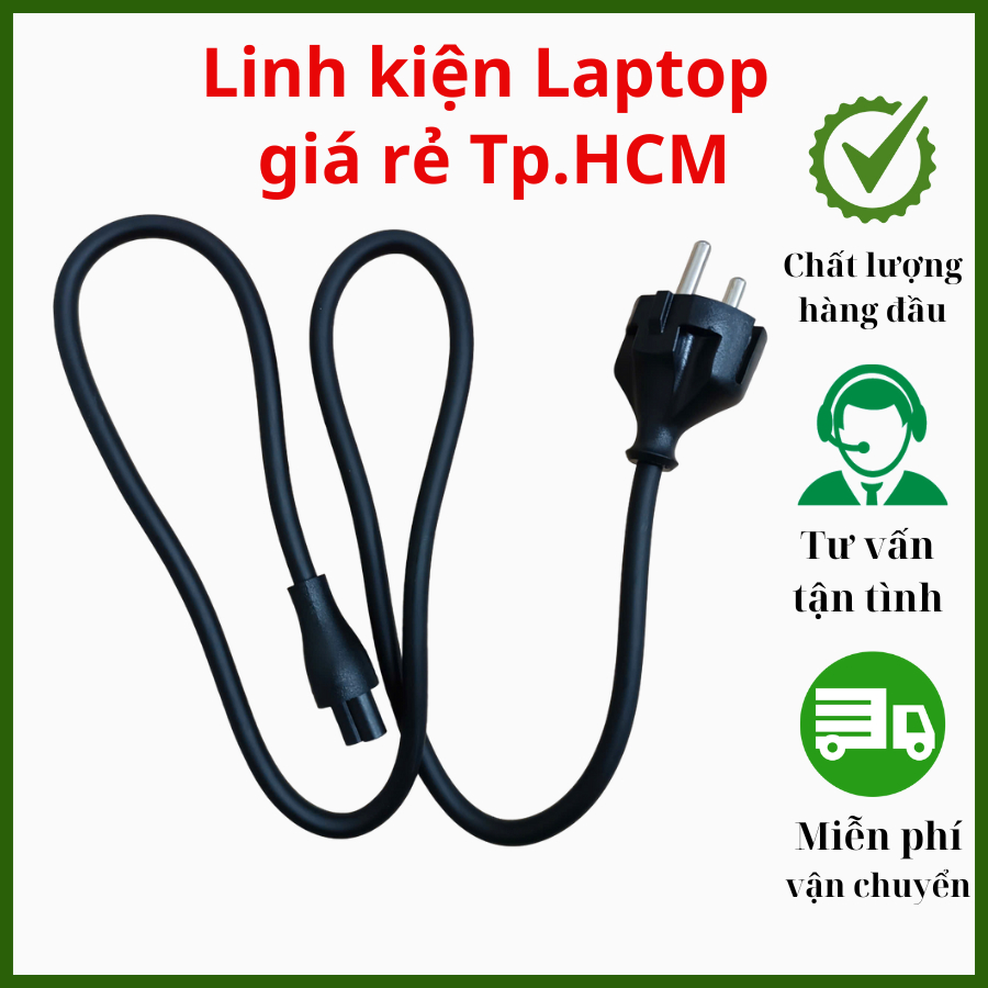 Cavo Alimentazione UE 1,8 M Con Spina C5 Cloverleaf Per Laptop, TV, Stampante – Compatibile Con Dell, HP, Lenovo, Asus, Acer E Proiettori