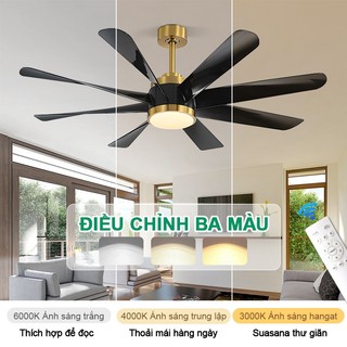 GOGEOUS Quạt trần 8 cánh kích thước siêu lớn 152cm Thích hợp cho, phòng khách, trung tâm mua sắm, quán cà phê