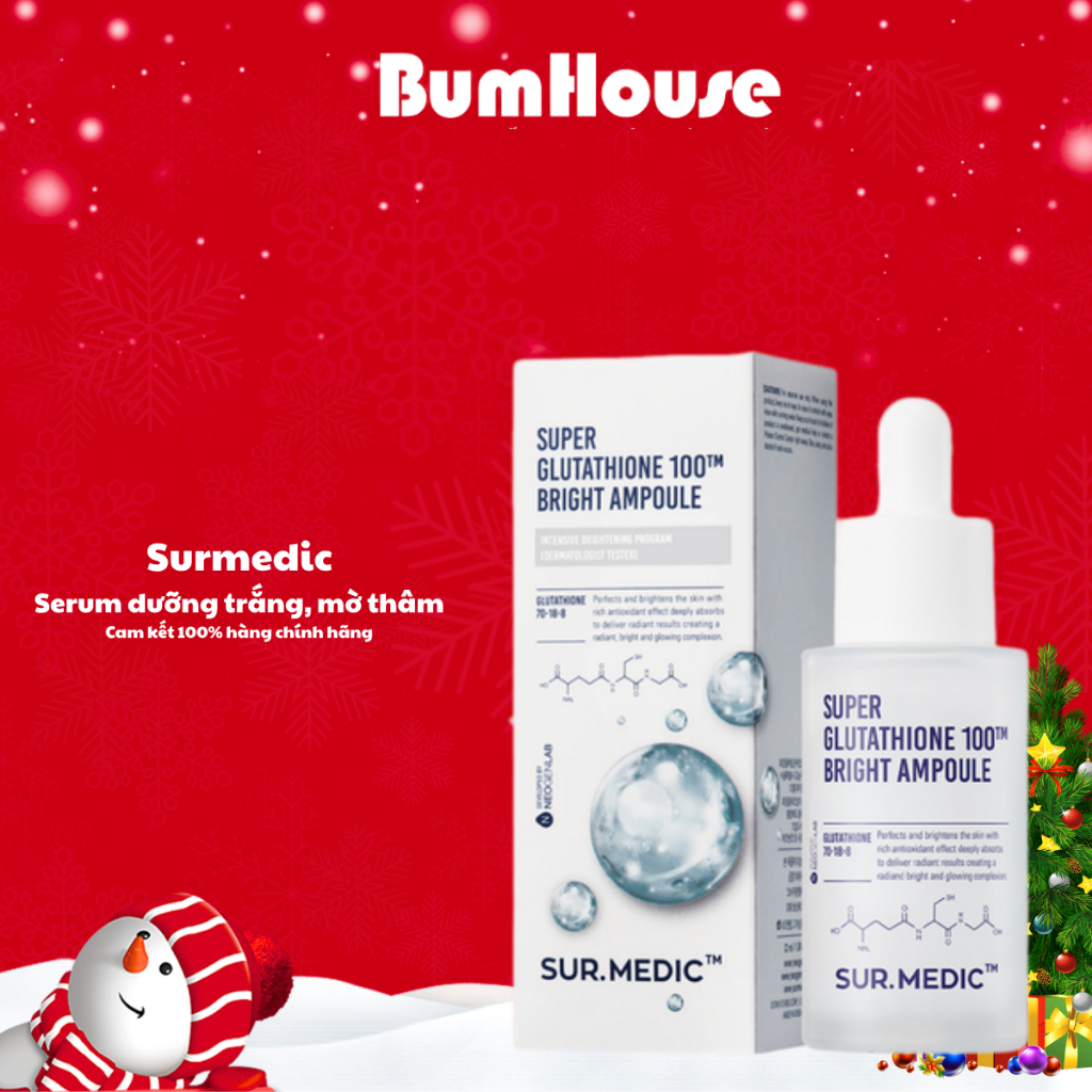 Tinh chất dưỡng trắng SURMEDIC Super Glutathione Bright Ampoule Surmedic - 32ml