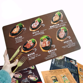 In Menu Nhựa PVC Dẻo – Bền Đẹp, Chống Nước, Không Phai Màu, có bảo hành