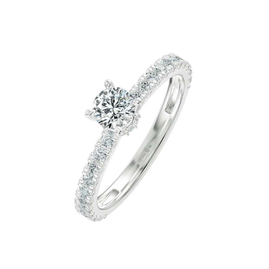 [CHAT TRƯỚC KHI ĐẶT] Nhẫn Cầu Hôn Tierra Tiny Lovely NCH1304 Vàng 14K 18K Phong Cách Cổ Điển Sang Trọng