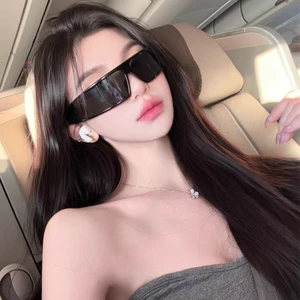 Kính mắt râm nam nữ bờm tóc thời trang phong cách siêu ngầu chống tia UV400 bảo vệ mắt đẹp ABICA 409