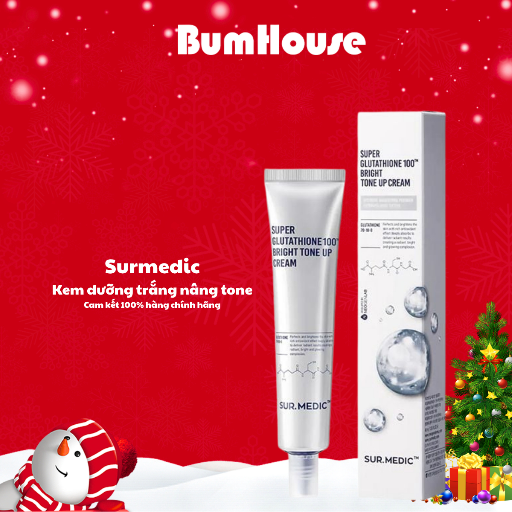 super glutathione 100 bright tone up cream Kem Dưỡng Nâng Tông Trắng Da SURMEDIC - 40ml Cindyrella Ultimate Drip 500ml: Skin Type_Mature Skin SUREMEDIC SUPER GLUTATHIONE 100 Size:240 Capsules