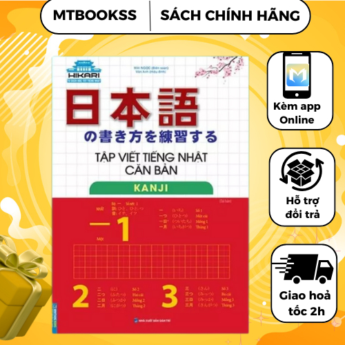 Sách - Tập Viết Tiếng Nhật Căn Bản - Kanji (tái bản)