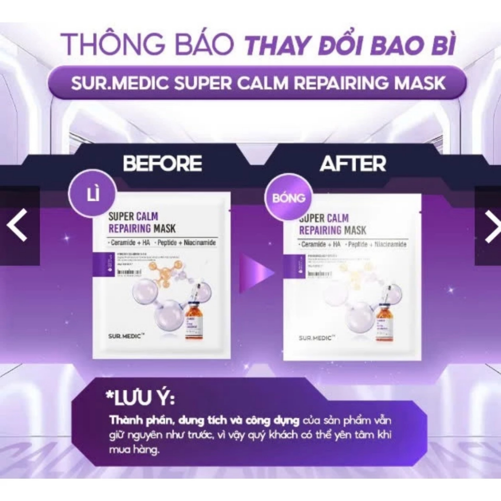Mặt Nạ Dưỡng Trắng SURMEDIC Bright Glutathione Mask 28g/30g