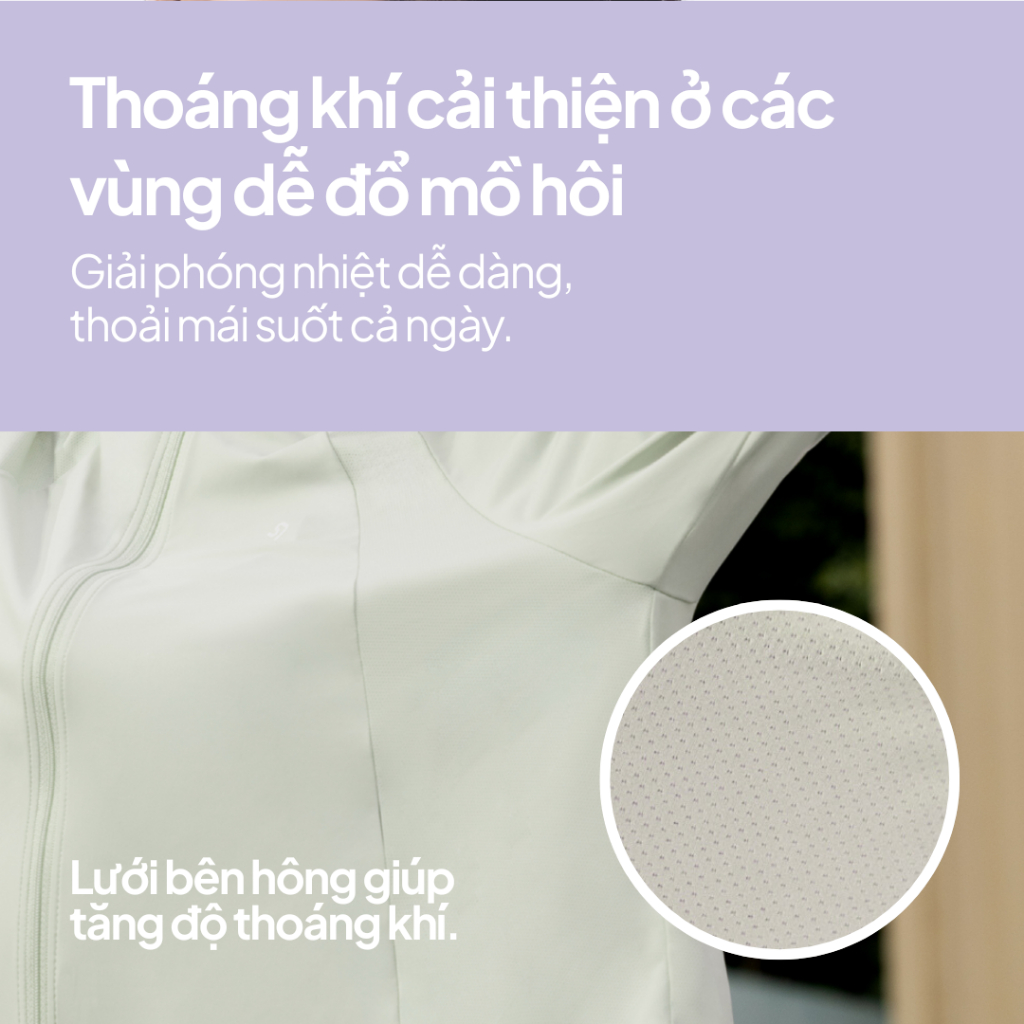 NEAU AirCape Luxe Áo Chống Nắng Tia UV 99% Cánh Dơi Su Lạnh Ngắn AC501 | BigBuy360 - bigbuy360.vn