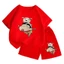 Bộ Quần Áo Cotton Mặc Hè – Shin Cõng Chú Cún Trắng, Bé Mặc Cực Dễ Thương (M 239)
