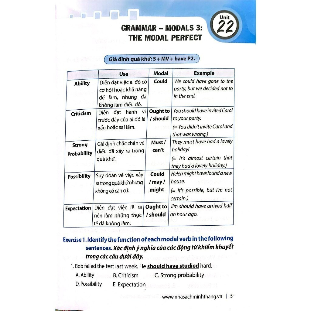 Sách - DESTINATION B1 - Ngữ Pháp Và Từ Vựng Tiếng Anh Tập 2