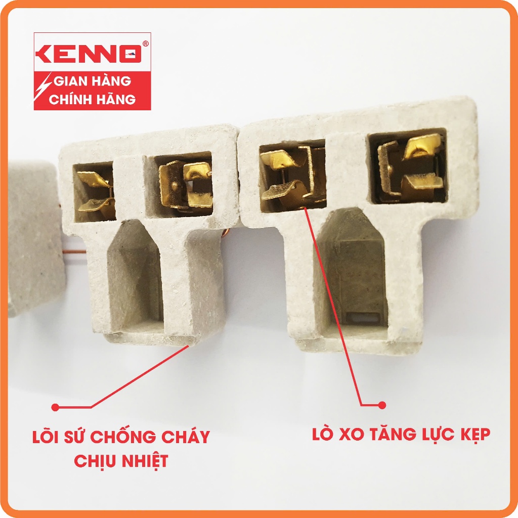 Ổ cắm đa năng 6 lỗ kenno