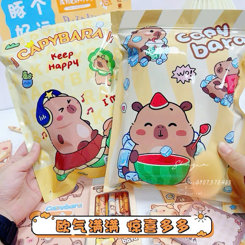 TÚI MÙ QUÀ TẶNG HỌC SINH CAPPYBARA/KUROMI/LABUBU/BABYTHREE