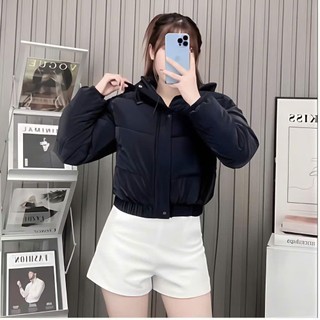 Áo Phao Nữ Nhung Lì Có Mũ Hót Nhất Nhung Dáng Ngăn Cao Cấp Đủ màu WAM02