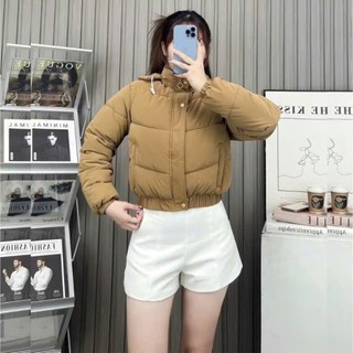 Áo Phao Nữ Nhung Lì Có Mũ Hót Nhất Nhung Dáng Ngăn Cao Cấp Đủ màu WAM02