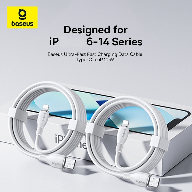Baseus Ultra-Fast Series 2.4A Fast Charging Cable USB-A to iP Charging Data Cable USB 480Mbps data Transmission