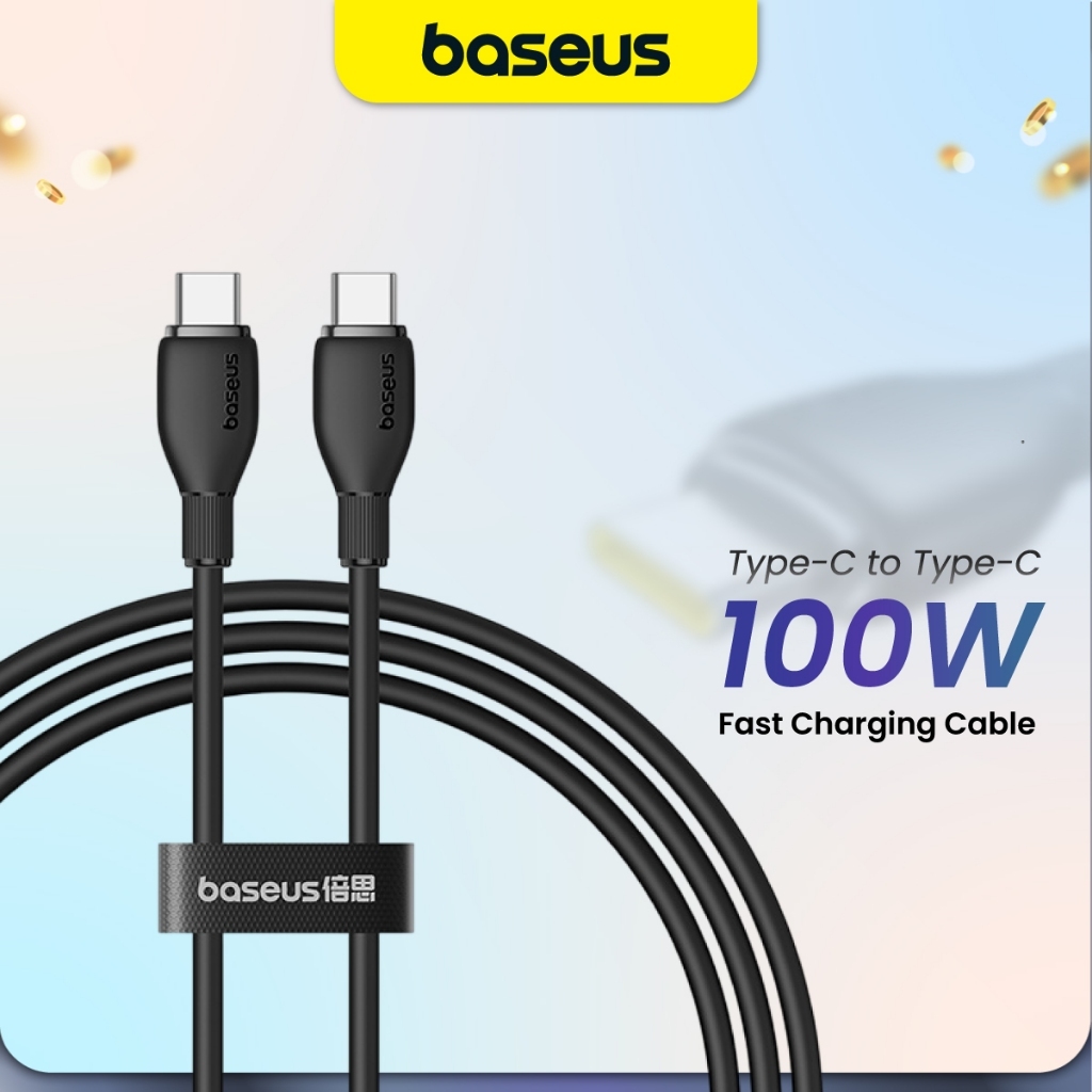 Baseus Ultra-Fast Fast Charging Cable USB-C to USB-C 100W 1.5m Cluster Black