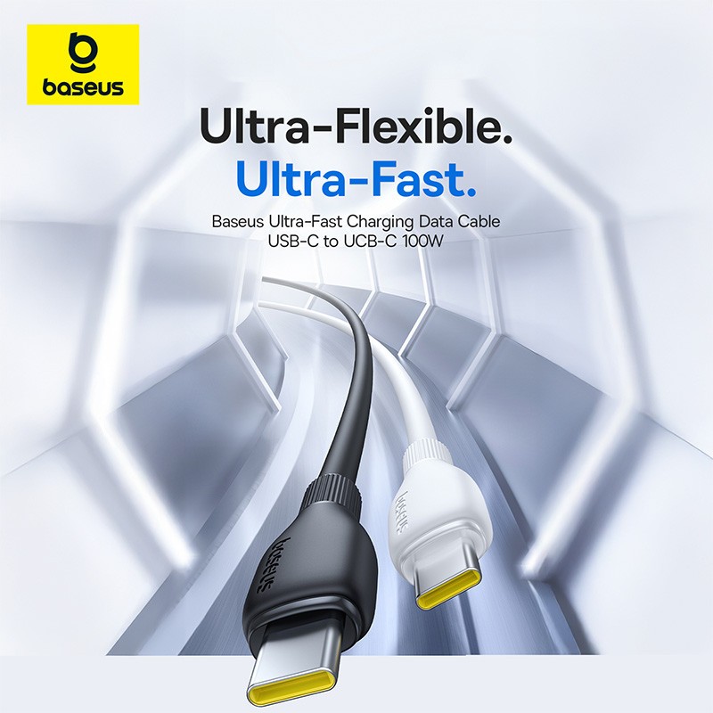 Baseus Ultra-Fast Fast Charging Cable USB-C to USB-C 100W 1.5m Cluster Black