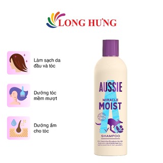 Dầu gội dưỡng ẩm Aussie Miracle Shampoo Moist (300ml)
