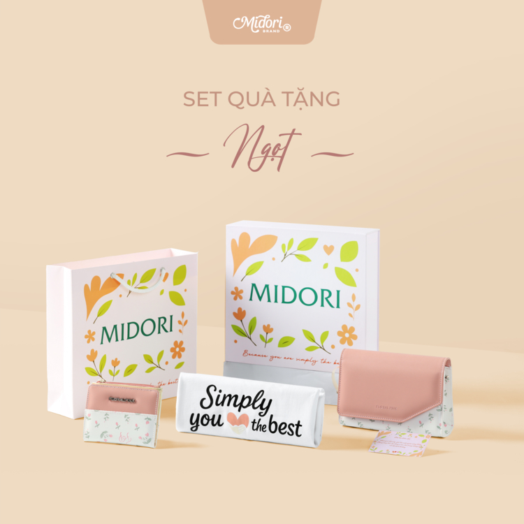 Set Bộ Hộp Quà Tặng Túi NGỌT Tặng Sinh Nhật Bạn Gái Thân Người Yêu Nữ Mẹ Valentine Tết | M STUDIO