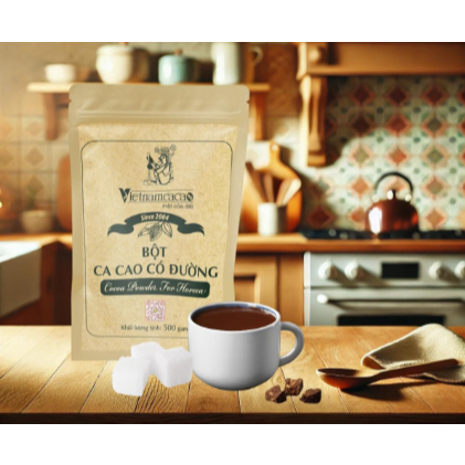Bột cacao có đường và không đường gói 300g
