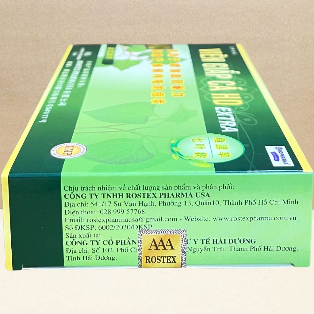Viên Giấp Cá HD Extra - Rostex - Hải Dương - Vitamin Chữa Lành