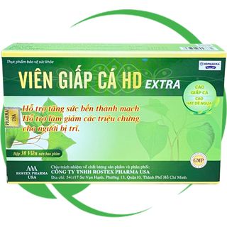 Viên Giấp Cá HD Extra - Rostex - Hải Dương - Vitamin Phục Hồi