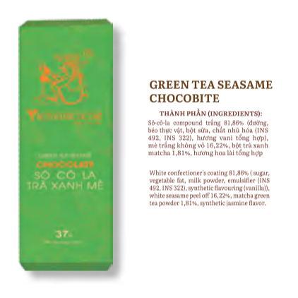 Thanh socola 37g nguyên chất Chocobite nhiều vị