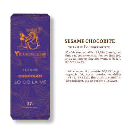 Thanh socola 37g nguyên chất Chocobite nhiều vị