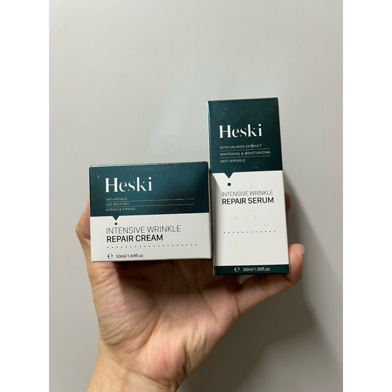 KEM DƯỠNG & TINH CHẤT DNA CÁ HỒI PHỤC HỒI CHỐNG LÃO HOÁ DA HESKI HÀN ...