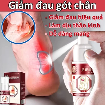 Viêm gân Achilles Viêm cân gan chân Xịt giảm đau gót chân Xịt giảm đau khớp chân