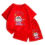 Bộ Cotton Ngắn Tay Cho Bé – Hình Khủng Long Fighting Dễ Thương, Mặc Mát Mẻ (M 241)