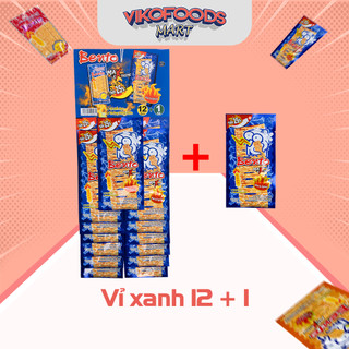 MỰC KHÔ TẢM GIA VỊ - VỈ 12+2 GÓI