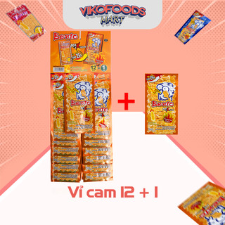 MỰC KHÔ TẢM GIA VỊ - VỈ 12+2 GÓI