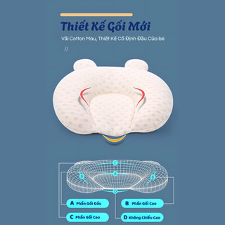 Gối cao su non thiết kế chuẩn công thái học - Giúp ngủ ngon, chống mồ hôi trộm