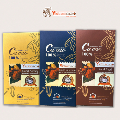 Bột Cacao Good Morning Good Afternoon Good Night Hộp 150g