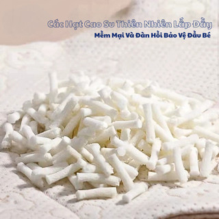 Gối cao su non thiết kế chuẩn công thái học - Giúp ngủ ngon, chống mồ hôi trộm