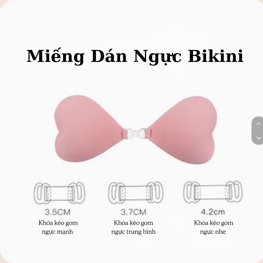 Dán Áo Ngực Vô Hình – Miếng Dán Ngực Siêu Dính Hình Tim Dễ Thương Dán Lên Không Tuột AMYBRA D0159