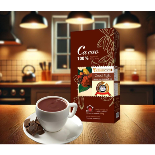 Bột Cacao Good Morning Good Afternoon Good Night Hộp 150g