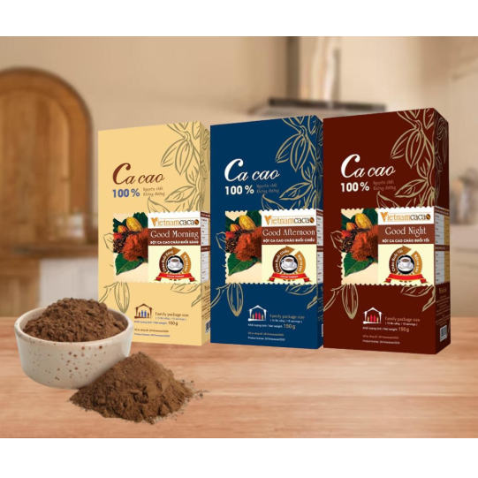 Bột Cacao Good Morning Good Afternoon Good Night Hộp 150g