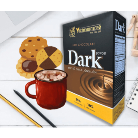 Bột Hot Chocolate - Hot Chocolate Dark - Hot Chocolate Brown - Hộp 300g