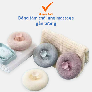 Bông Tắm Chà Lưng Massage Gắn Tường Tiện Lợi #A145