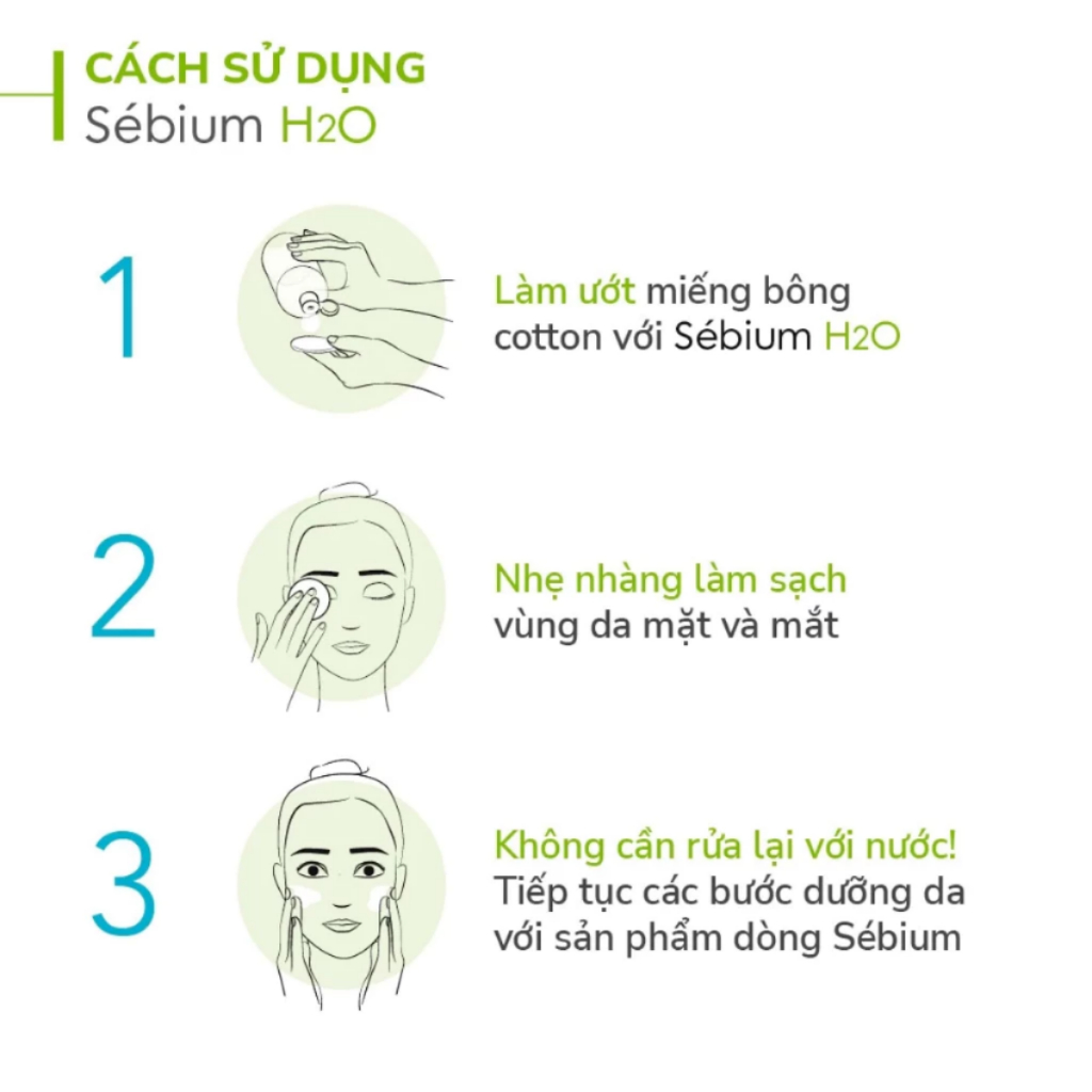 [HÀNG CTY] Nước tẩy trang Micellar cho da nhạy cảm Bioderma Sensibio/Sebium H2O - 500ml
