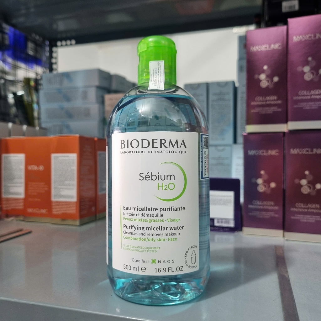 [HÀNG CTY] Nước tẩy trang Micellar cho da nhạy cảm Bioderma Sensibio/Sebium H2O - 500ml