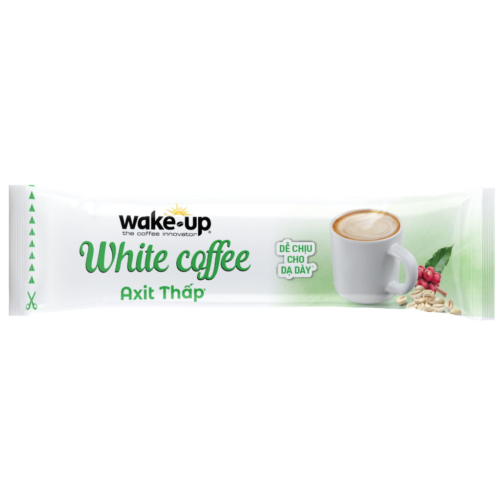 Combo 2 Cà phê hòa tan Wake up White Coffee hộp x 18stick x 18gr