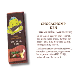 Thanh Socola Chocachomp Ngọt Dịu dành cho bé 37g