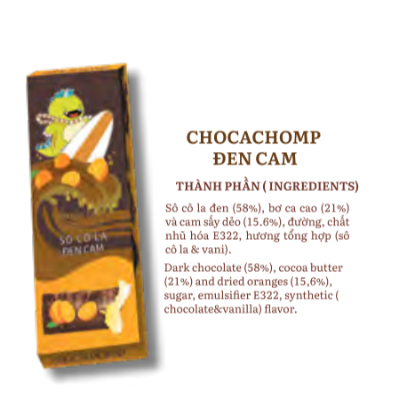 Thanh Socola Chocachomp Ngọt Dịu dành cho bé 37g