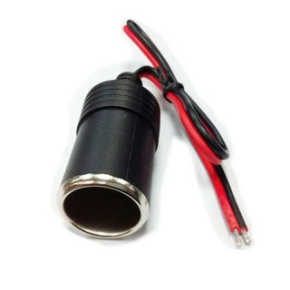 Tẩu âm ô tô - Ổ cắm tẩu sạc đầu cái trên ô tô - ổ cắm tẩu cho camera hành trình 12V-24V 10A - vỏ nhựa
