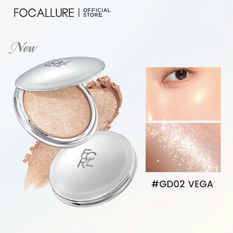 FOCALLURE Highlight Cream Shining And Smooth Pearls Màu trôi dạt Kết cấu mềm 8.5g | NHÍM HOUSE