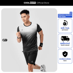 Áo thun thể thao chạy bộ Gradient thấm hút tốt thoáng khí Coolmate